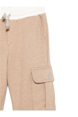 brown cotton trousers ELEVENTY KIDS | EX6Q10F0215876AV